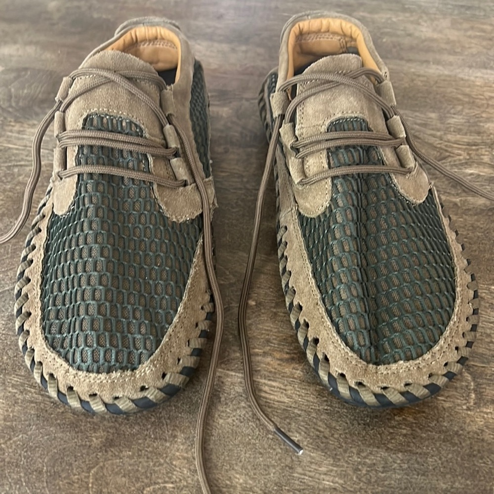 Mens casual walking lace up/boat shoe